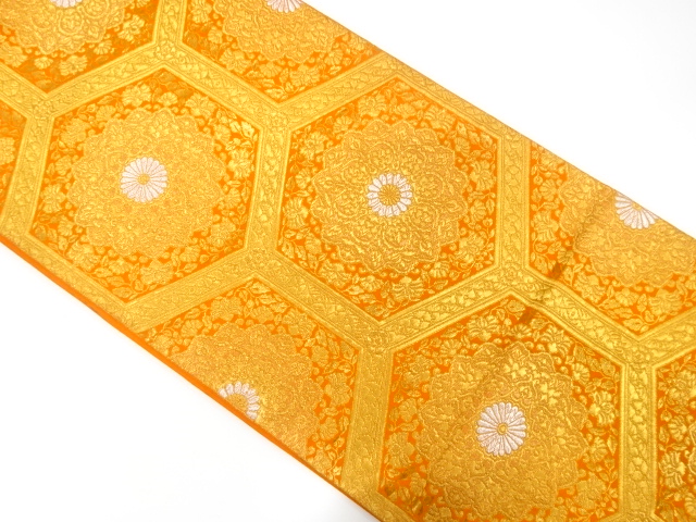 JAPANESE FUKURO OBI / WOVEN ORIENT SARASA / BY HATTORI ORIMONO